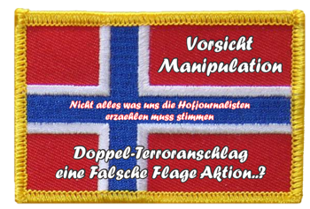 Falsche Flage: Doppelterroranschlag Norwegen Juli 2011